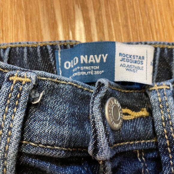 Rockstar 360° Stretch Heart-Patch Jeggings for Toddler Girls - Picture 2 of 2